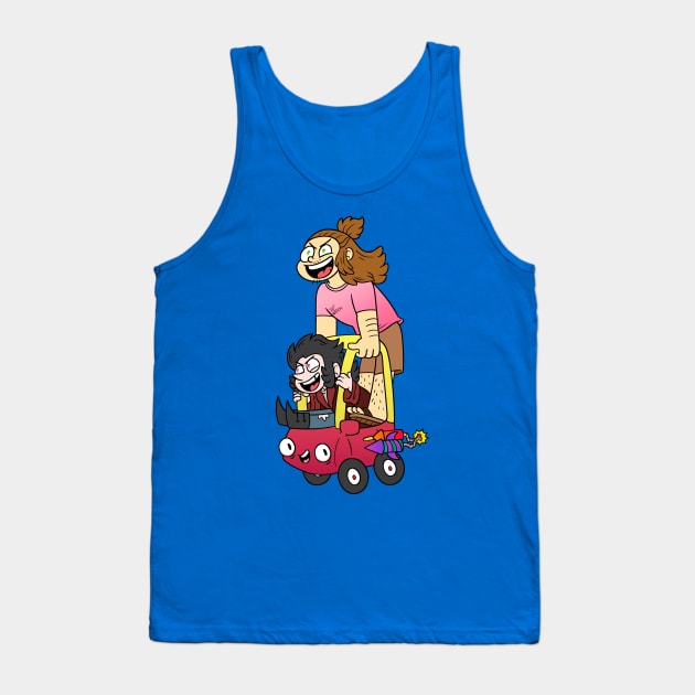 Creep and Notch Playing Around Tank Top by Get A Klu Comics